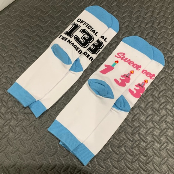 NWOT Fun Socks for the Teenager - 2 pairs O/S. - Picture 4 of 6